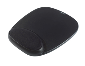 Kensington 62386 Gel Mousepad with Wrist Rest Black